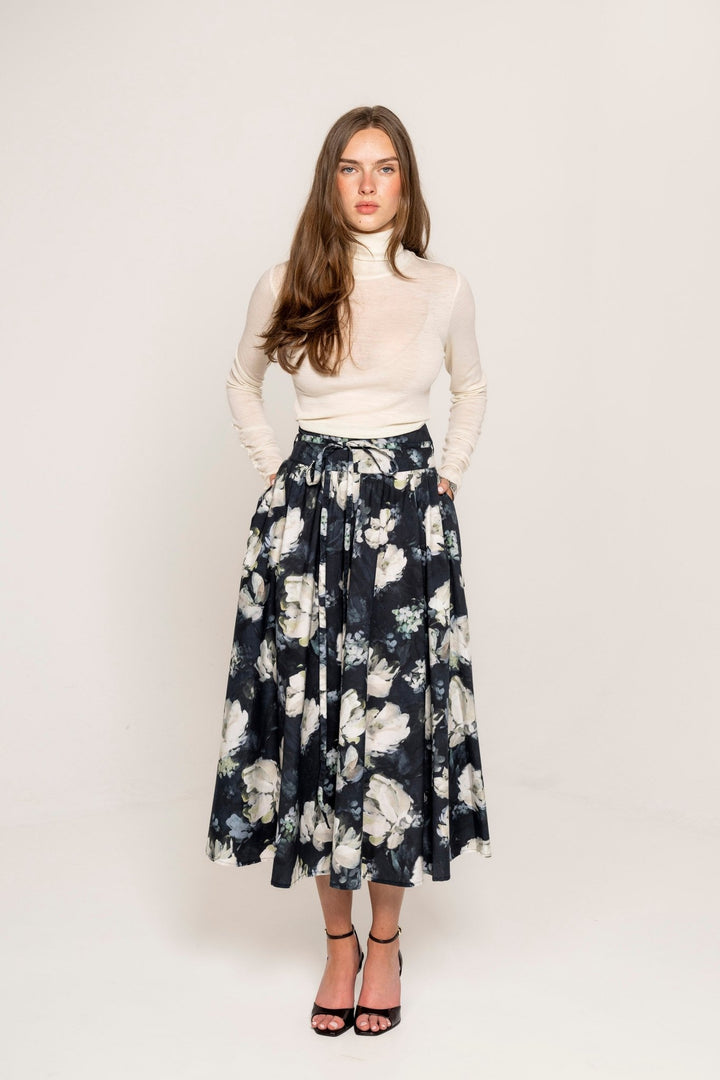 Astrid Skirt Blue Garden | Skjørt | Smuk