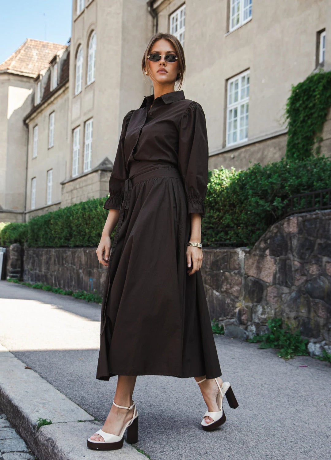 Astrid Skirt Chocolate | Skjørt | Smuk