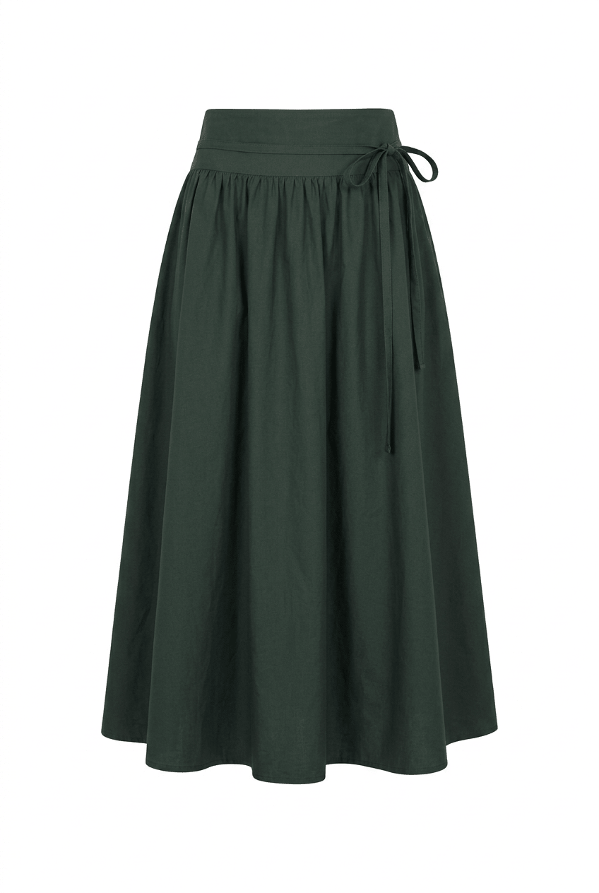 Astrid Skirt Moss Green | Skjørt | Smuk