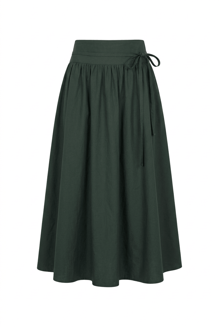 Astrid Skirt Moss Green | Skjørt | Smuk