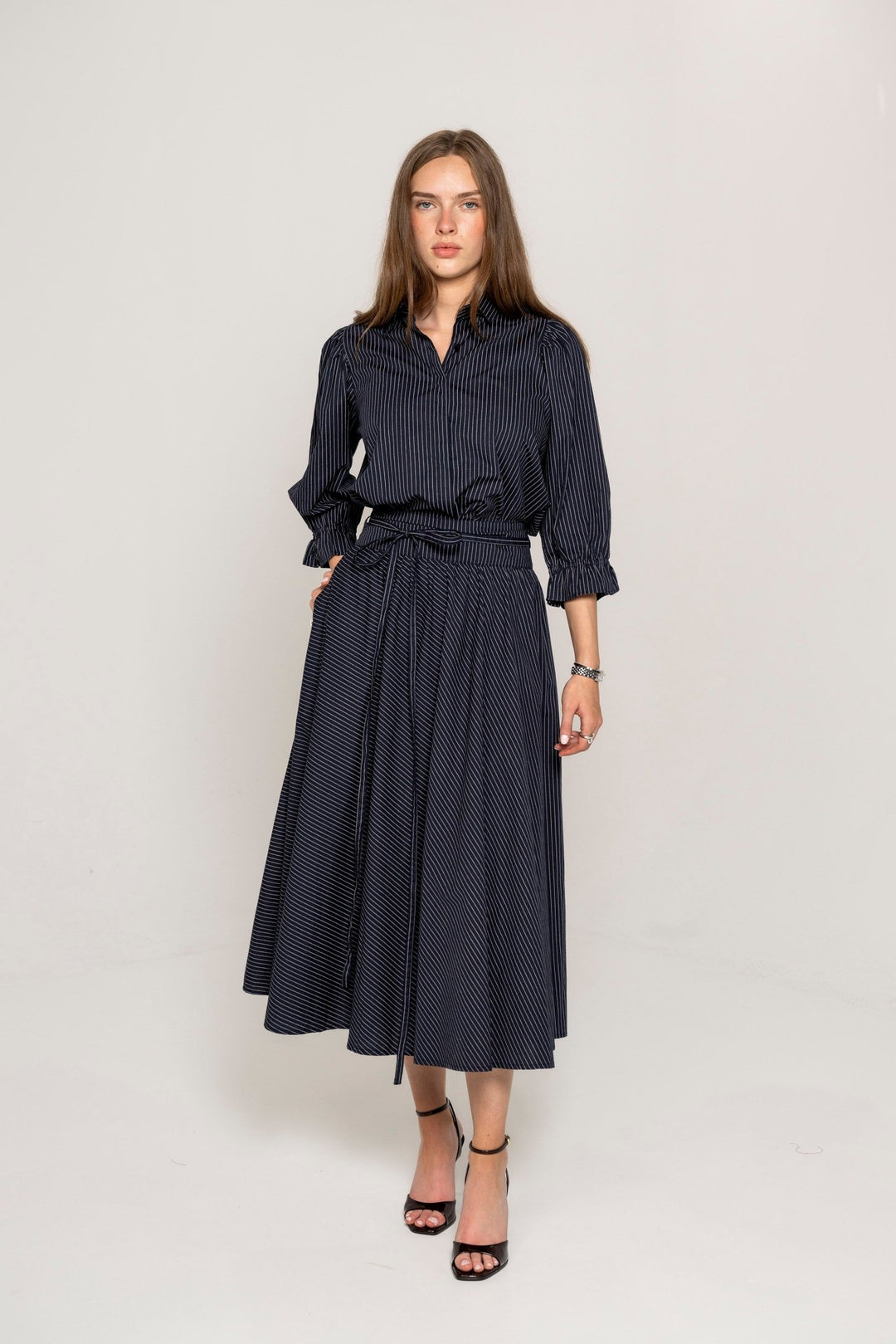 Astrid Skirt Pinstripe | Skjørt | Smuk