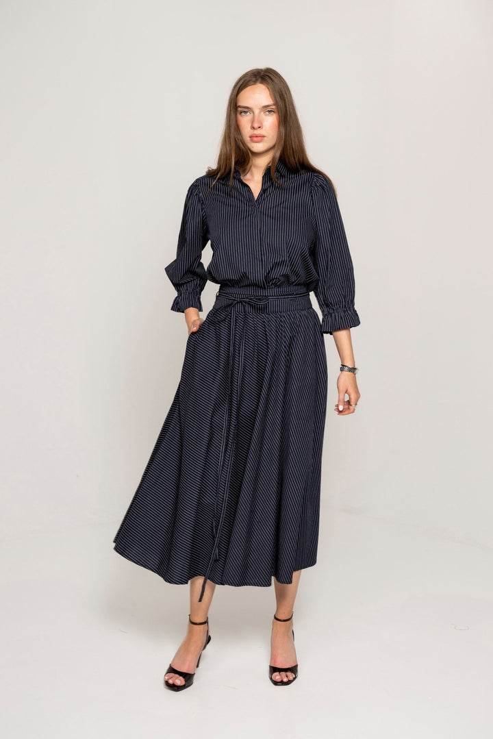Astrid Skirt Pinstripe | Skjørt | Smuk