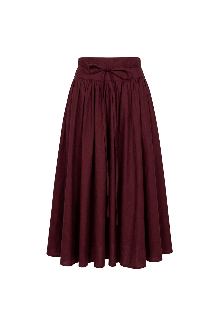 Astrid Skirt Rich Maroon | Skjørt | Smuk