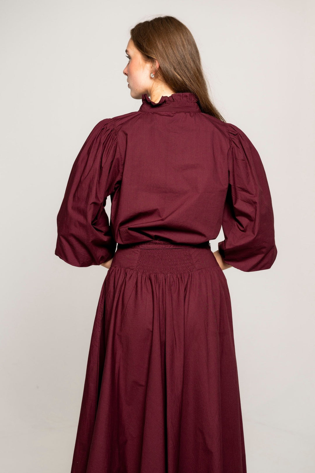 Astrid Skirt Rich Maroon | Skjørt | Smuk