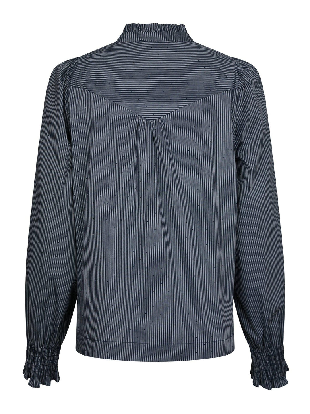 Astrida Stripe Stone Blouse Navy | Skjorter og bluser | Smuk