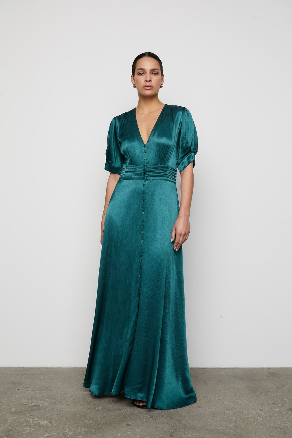 Athalia Dress Emerald Green | Kjoler | Smuk - Dameklær på nett