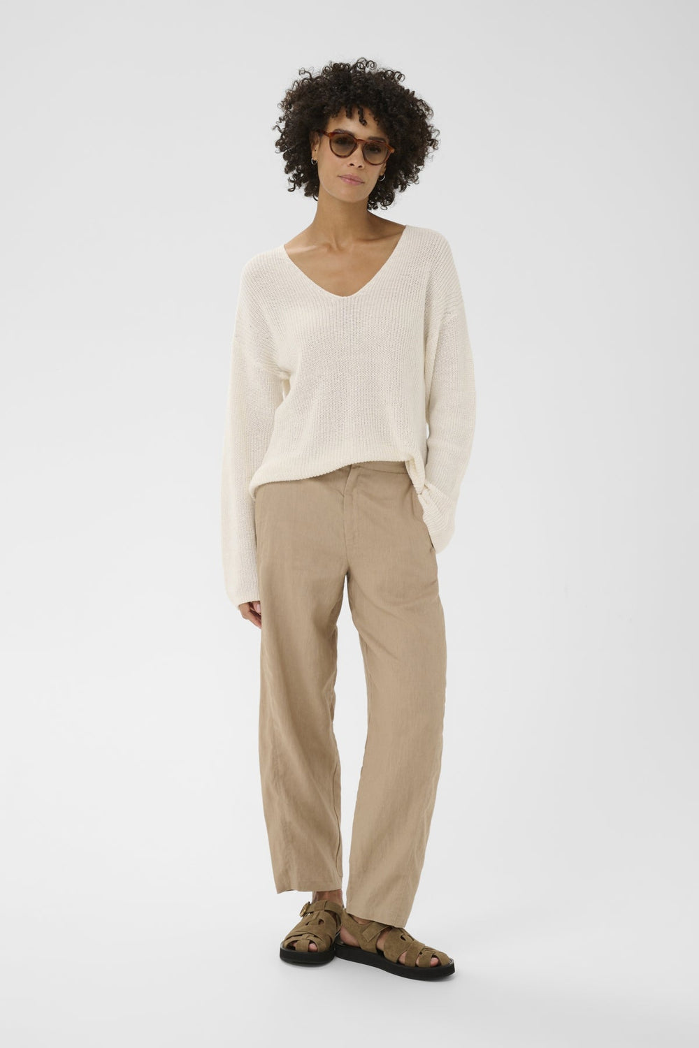 Atima Pants Silver Mink | Bukser | Smuk