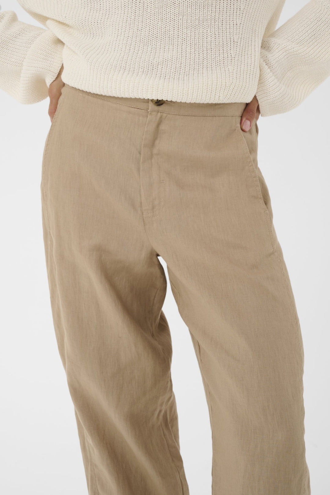 Atima Pants Silver Mink | Bukser | Smuk