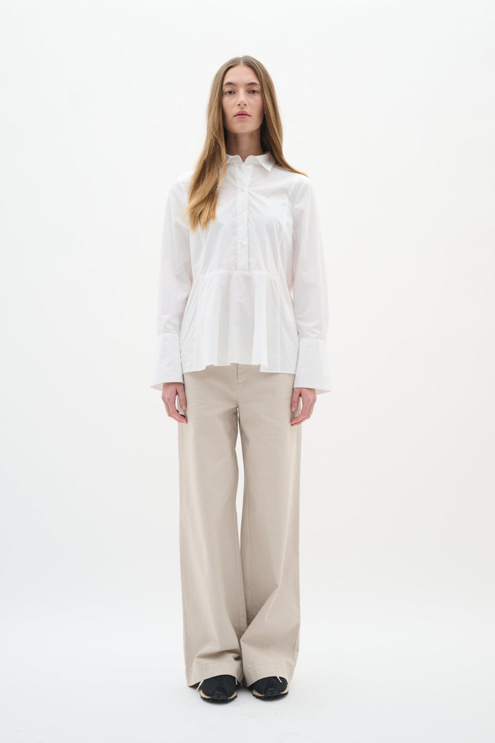 Atlasiw Fitted Shirt Pure White | Skjorter og bluser | Smuk - Dameklær på nett