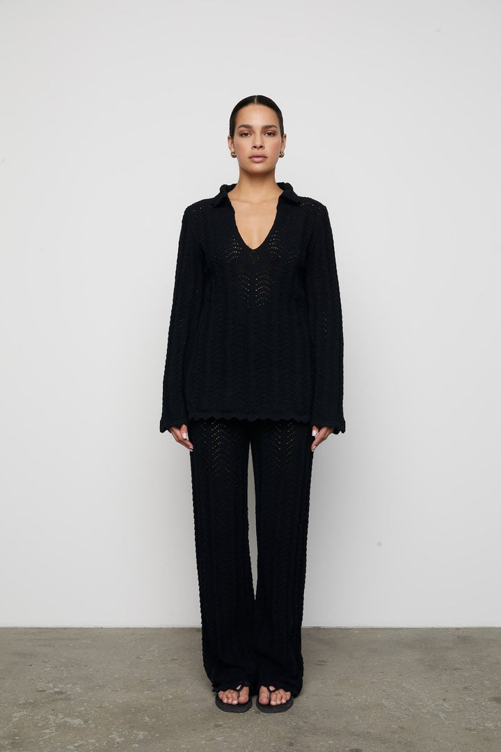 Atticus Trouser Black | Genser | Smuk - Dameklær på nett