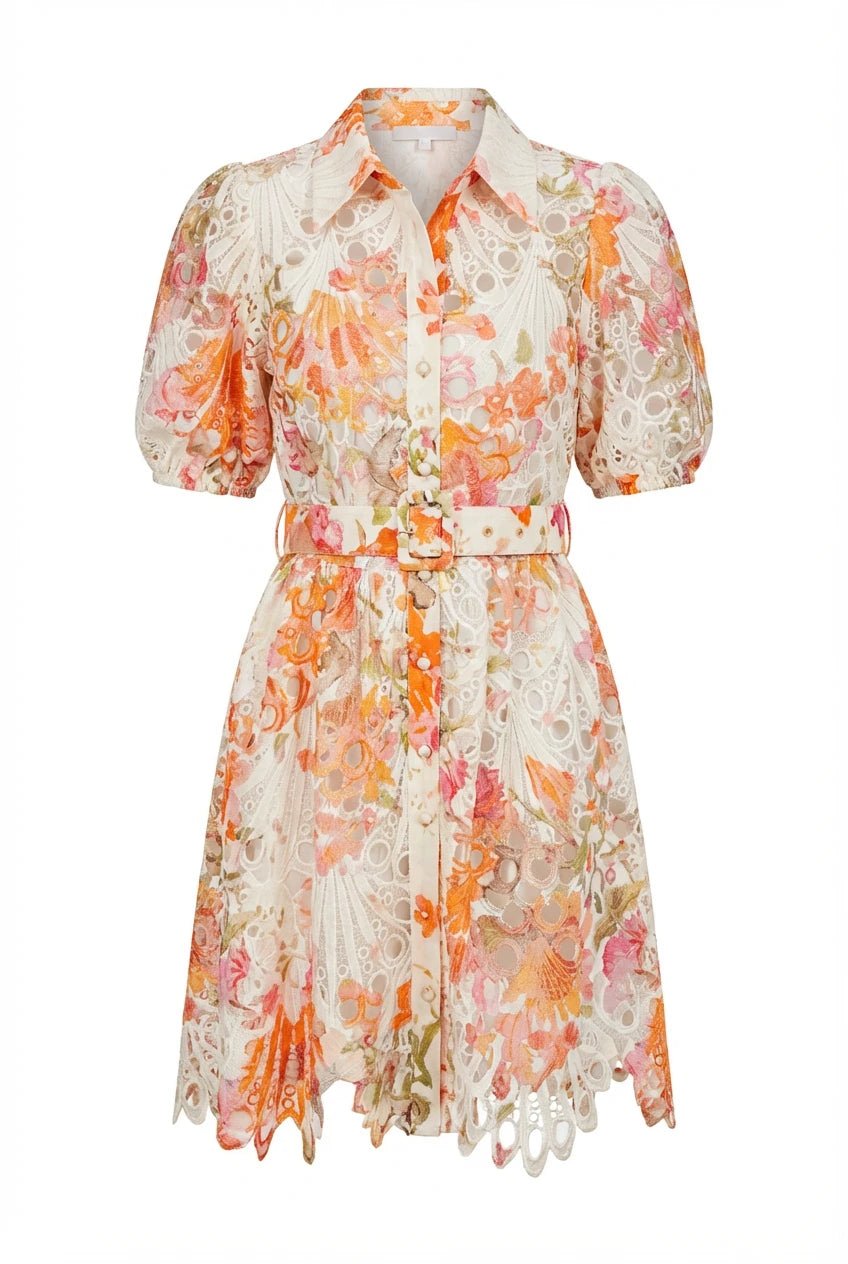 Aude Mini Dress Orange | Kjoler | Smuk