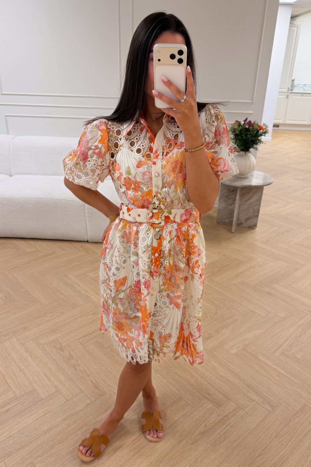 Aude Mini Dress Orange | Kjoler | Smuk