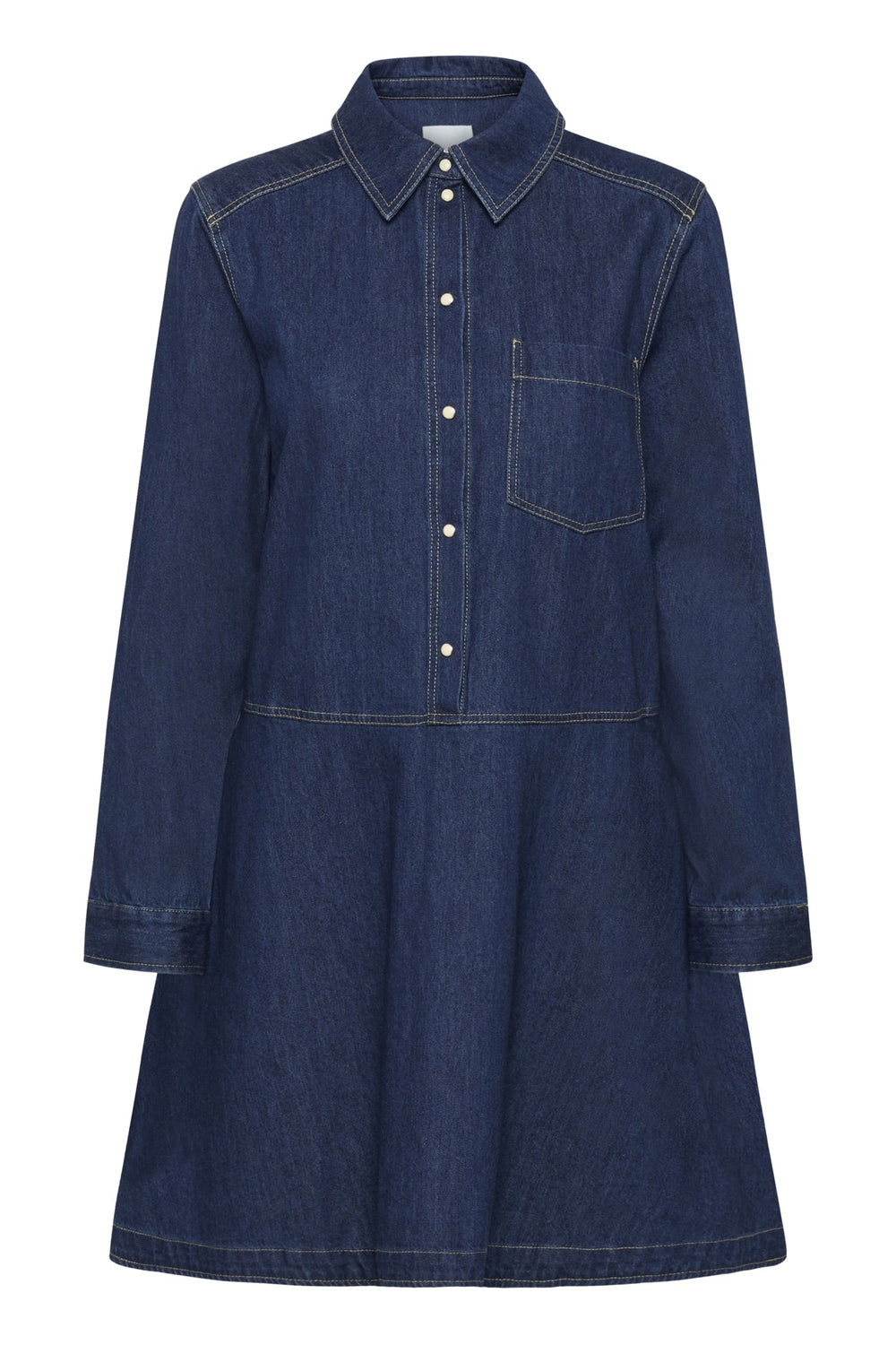 Augustine Dress Dark Blue Denim | Kjoler | Smuk