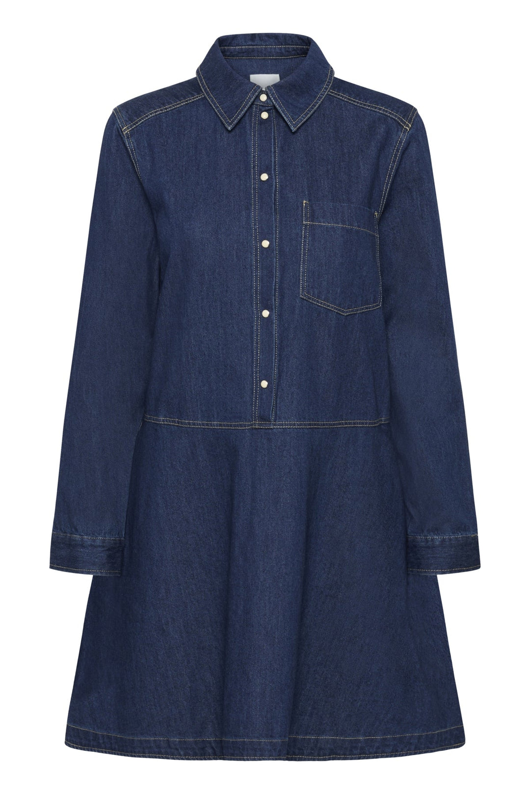 Augustine Dress Dark Blue Denim | Kjoler | Smuk