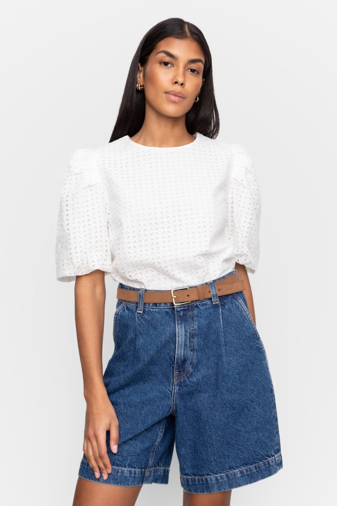 Aulina Blouse White | Skjorter og bluser | Smuk - Dameklær på nett