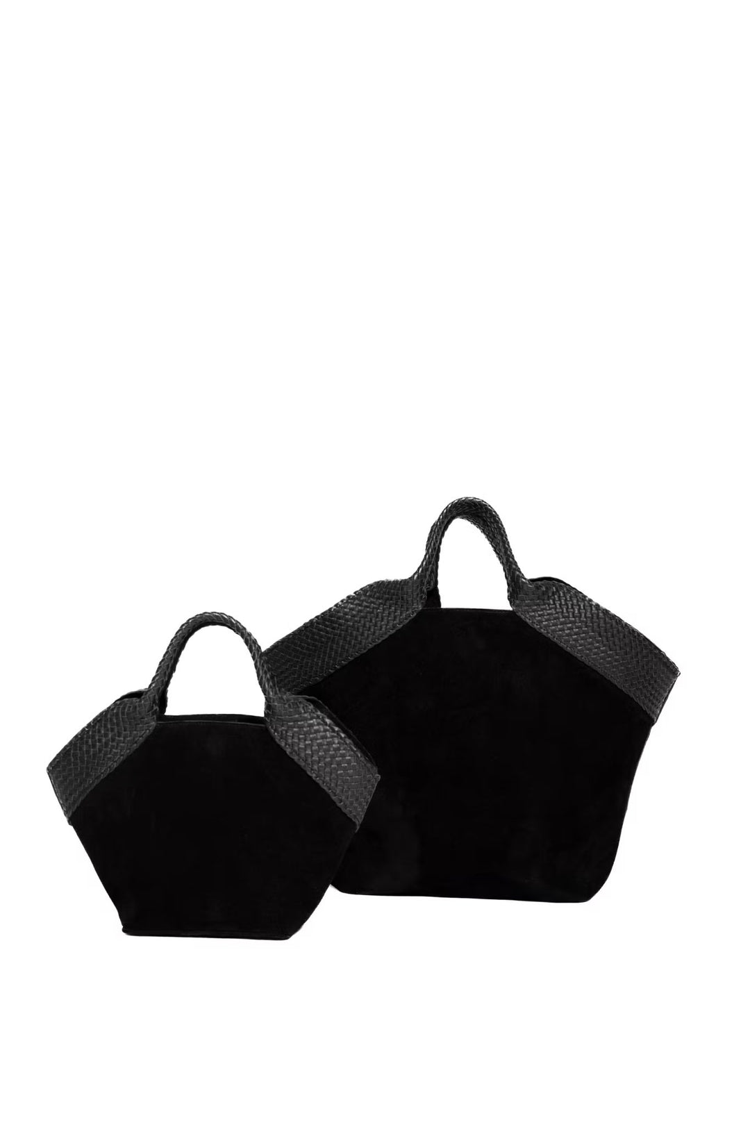 Aura Bag Large Black Suede | Accessories | Smuk - Dameklær på nett