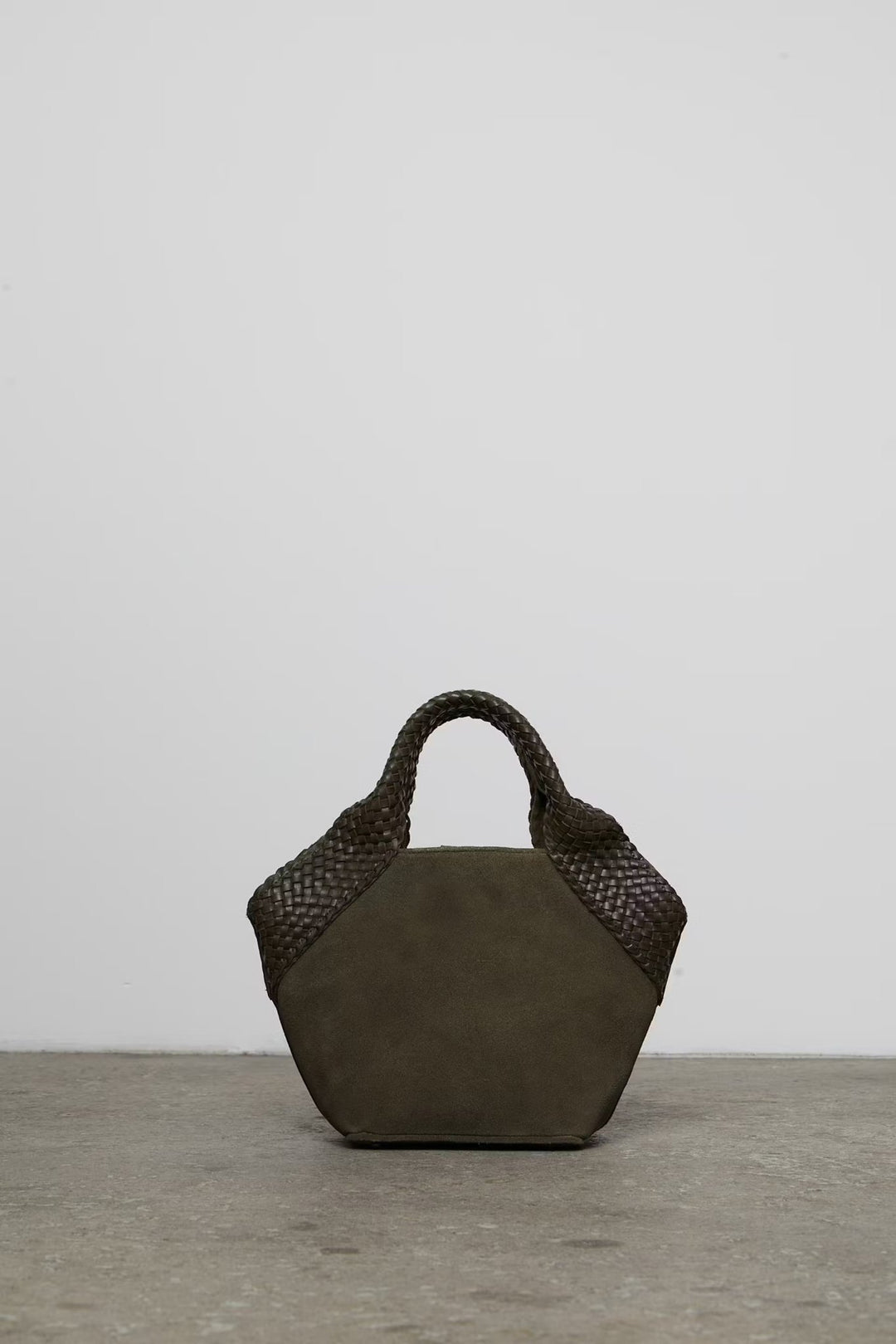 Aura Bag Small Olive Suede | Accessories | Smuk - Dameklær på nett