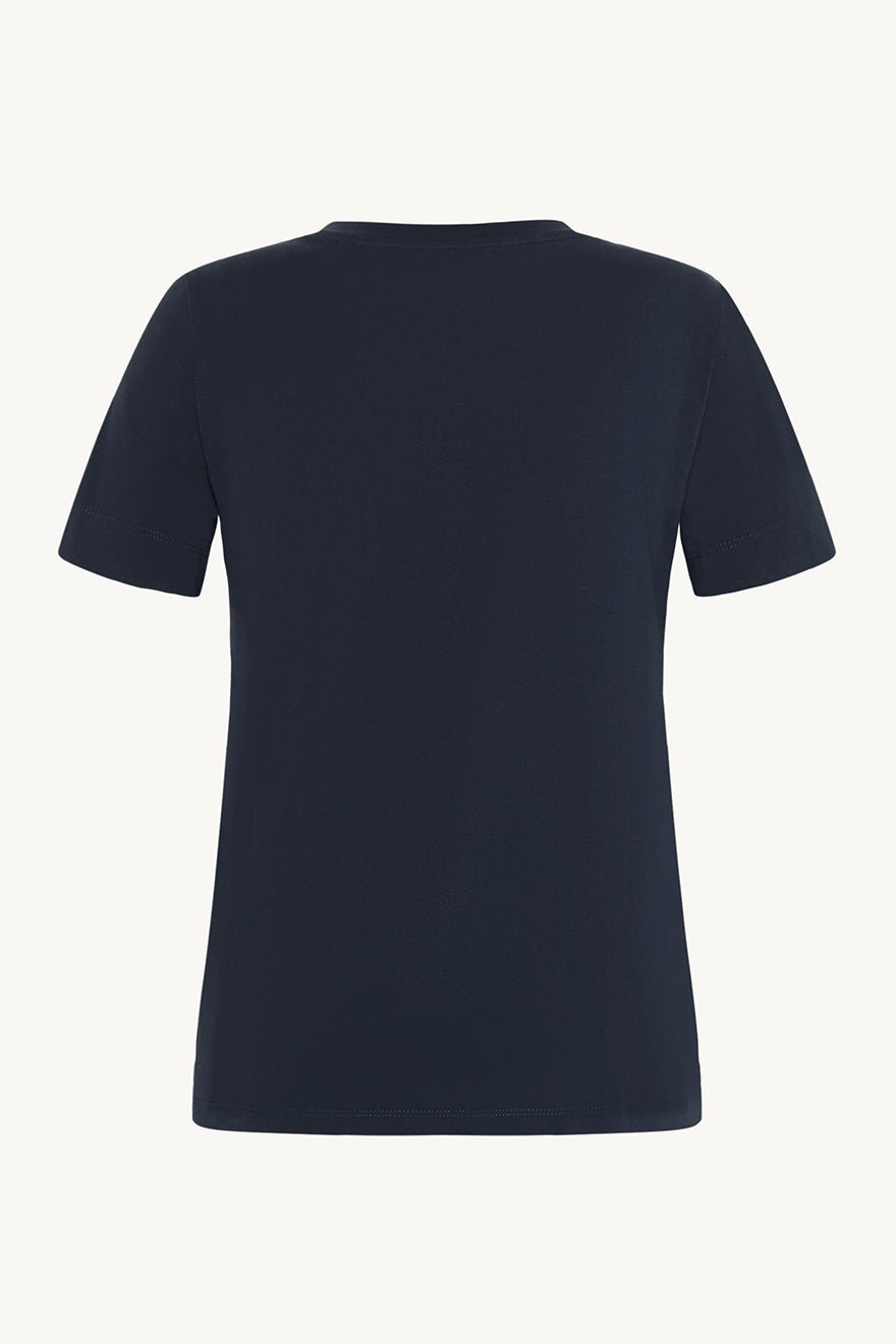 Aurora T-Shirt Dark Navy | Topper | Smuk - Dameklær på nett