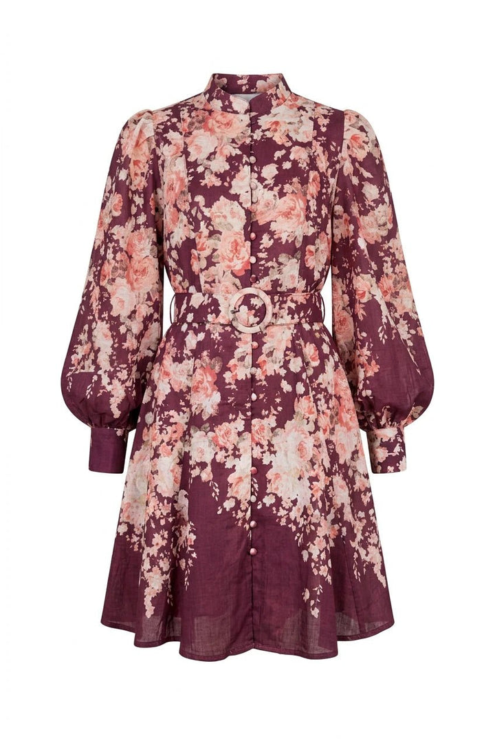 Ava Mini Dress Bordeaux | Kjoler | Smuk