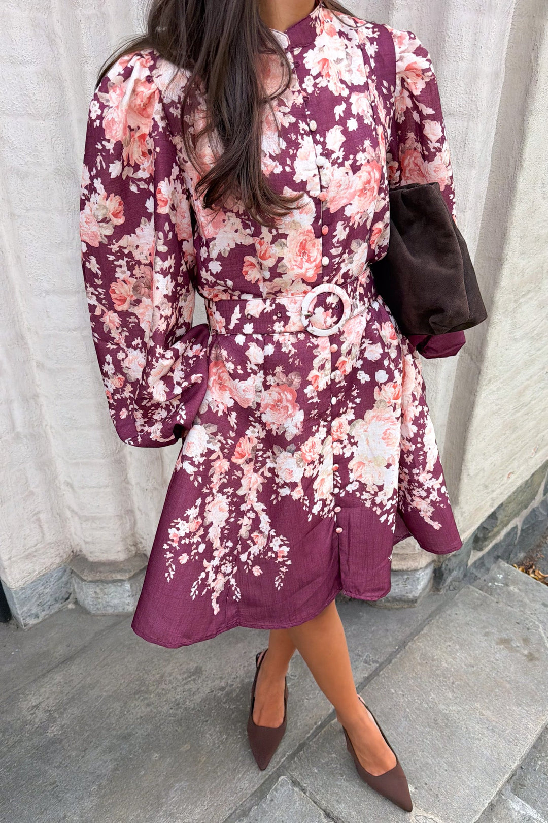 Ava Mini Dress Bordeaux | Kjoler | Smuk