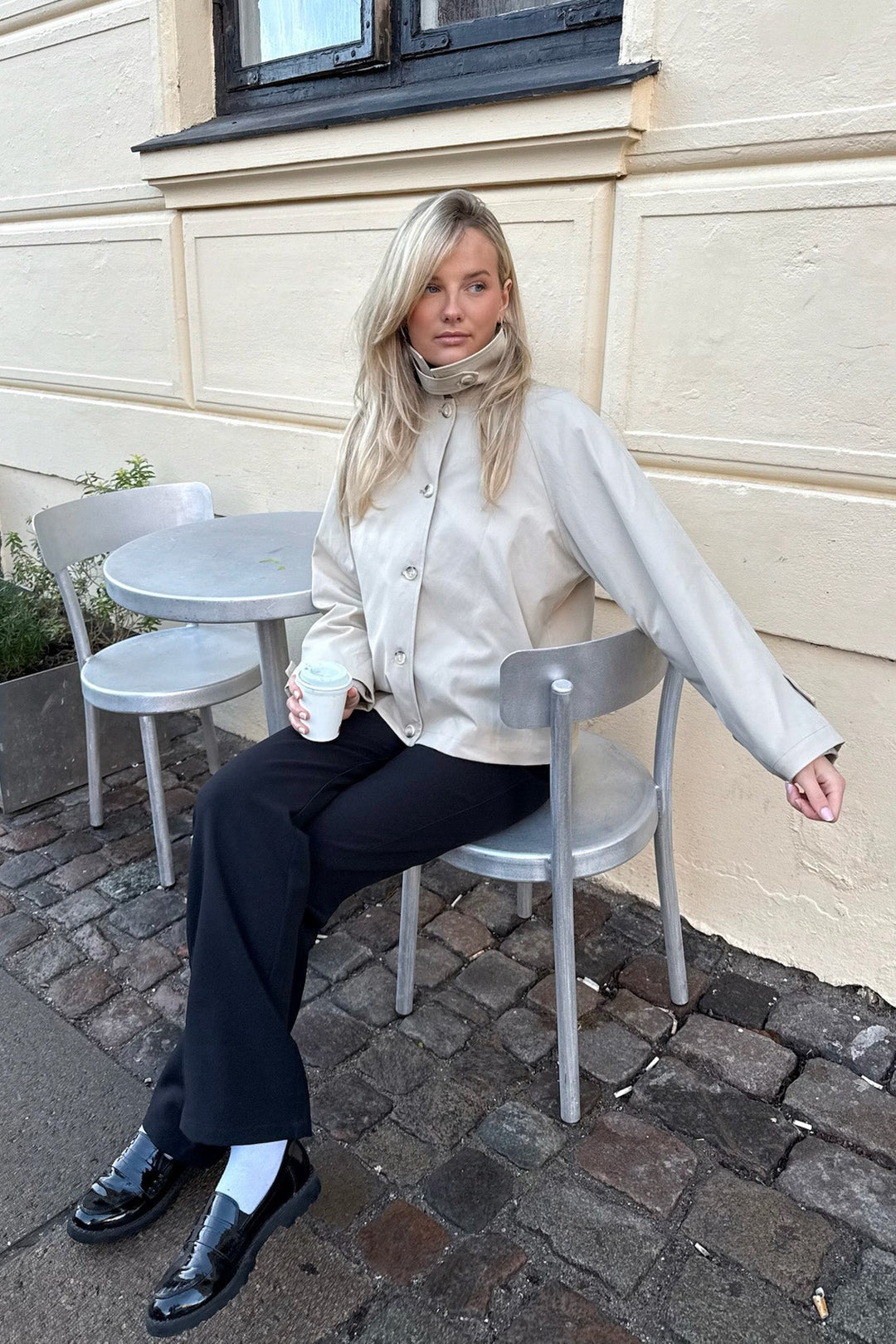 Ava Short Trenchcoat Beige | Yttertøy | Smuk