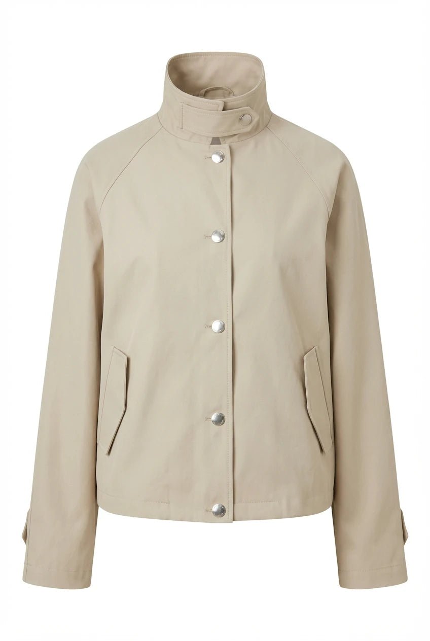 Ava Short Trenchcoat Beige | Yttertøy | Smuk