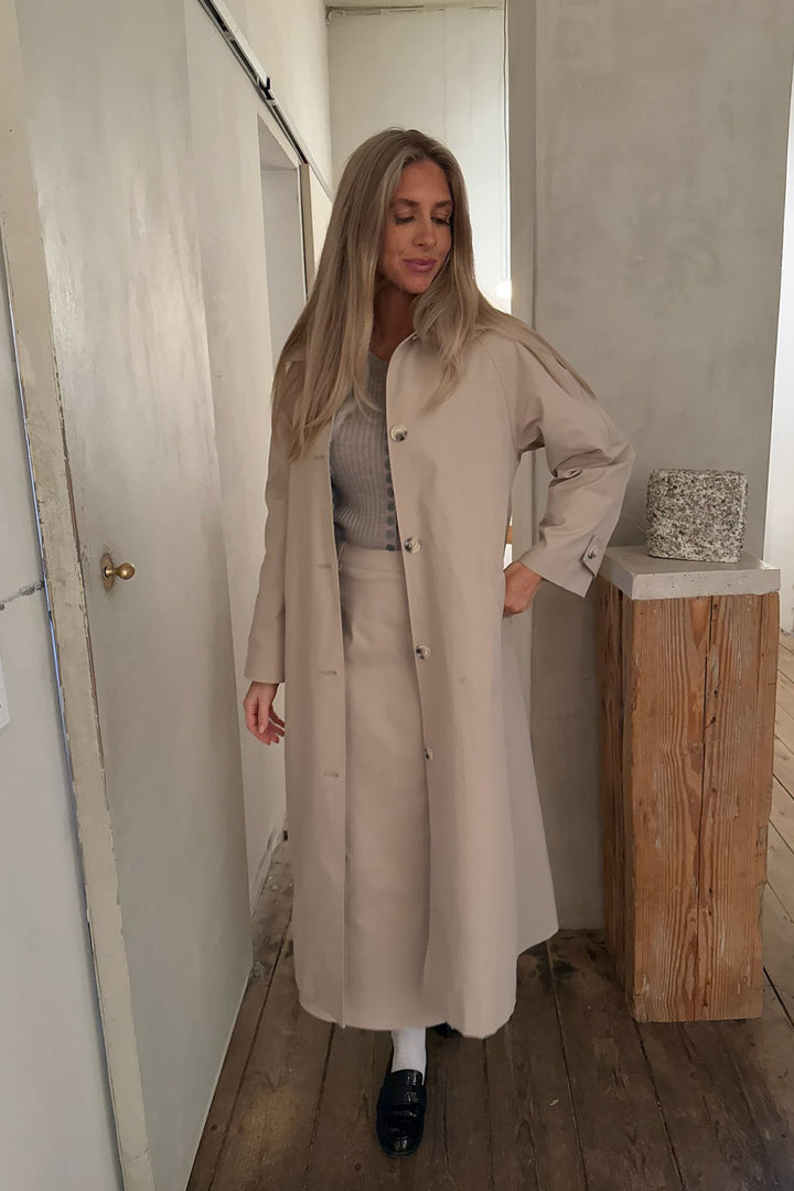 Ava Trenchcoat Beige | Yttertøy | Smuk - Dameklær på nett