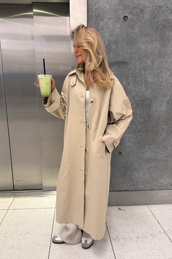 Ava Trenchcoat Beige | Yttertøy | Smuk - Dameklær på nett