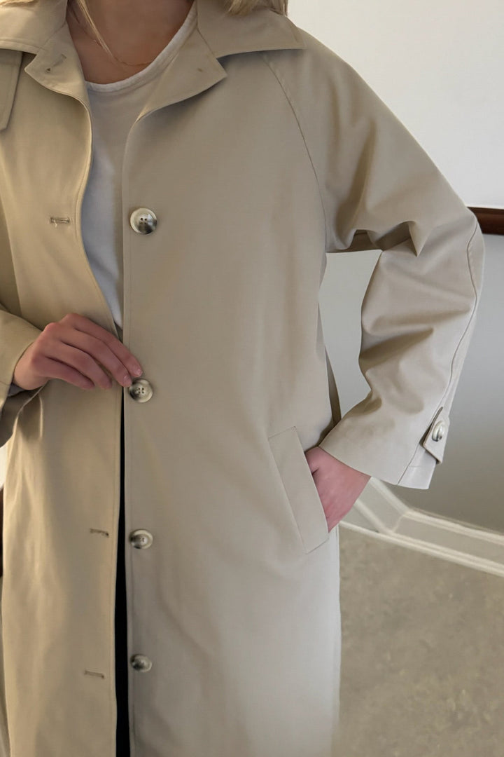 Ava Trenchcoat Beige | Yttertøy | Smuk - Dameklær på nett