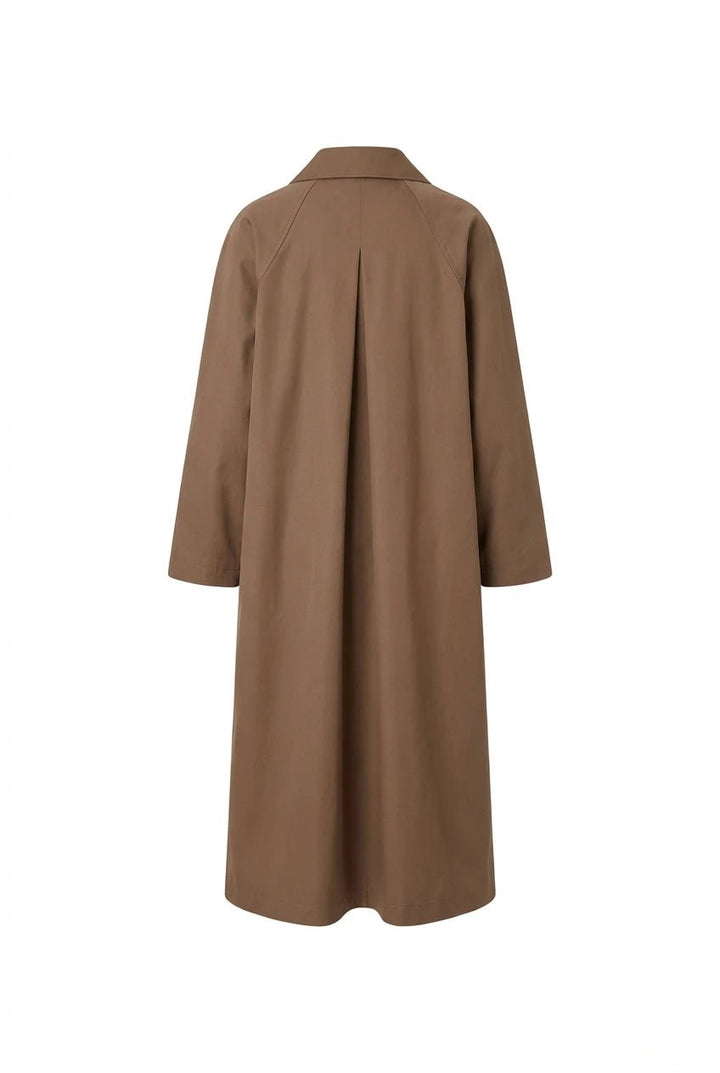 Ava Trenchcoat Dark Brown | Yttertøy | Smuk