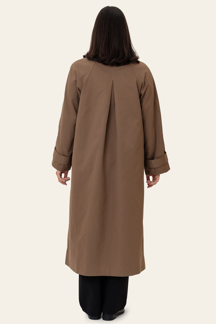 Ava Trenchcoat Dark Brown | Yttertøy | Smuk