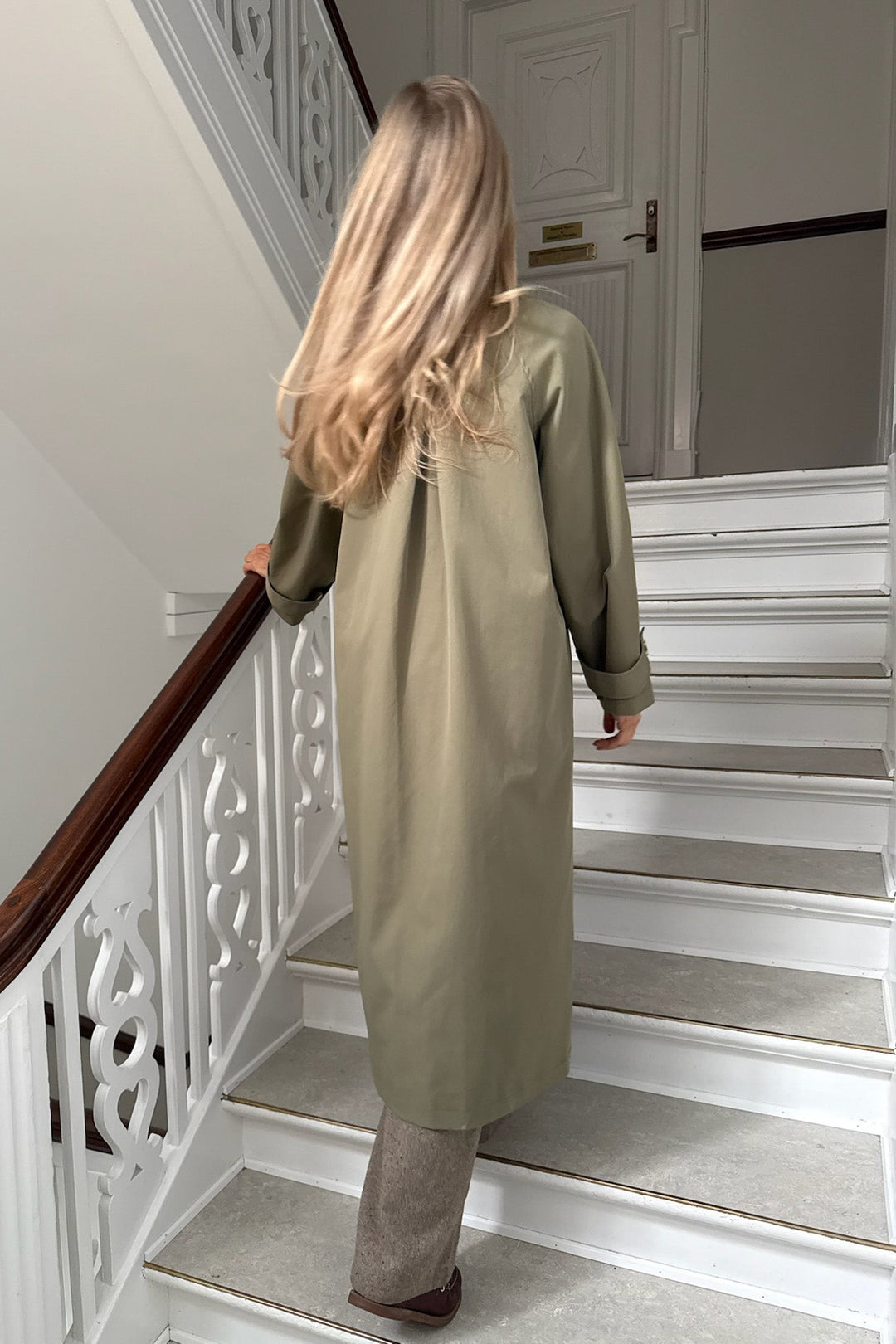 Ava Trenchcoat Dark Khaki | Yttertøy | Smuk - Dameklær på nett