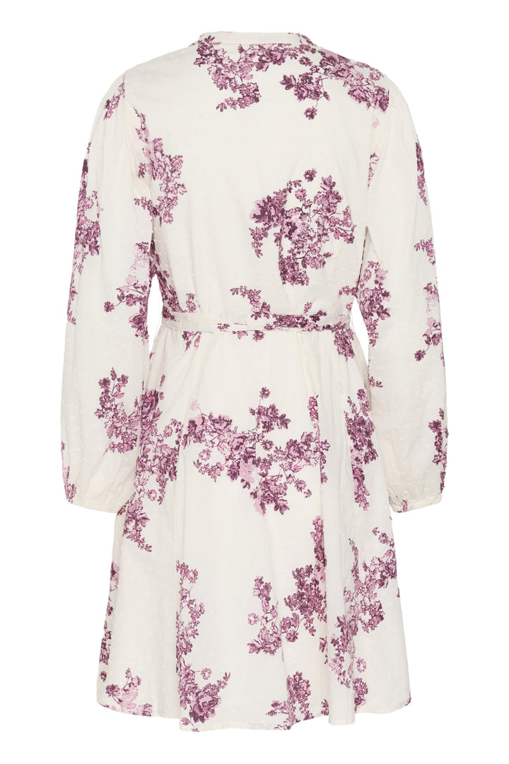 Avira Dress Pink Shadow Flower Print | Kjoler | Smuk