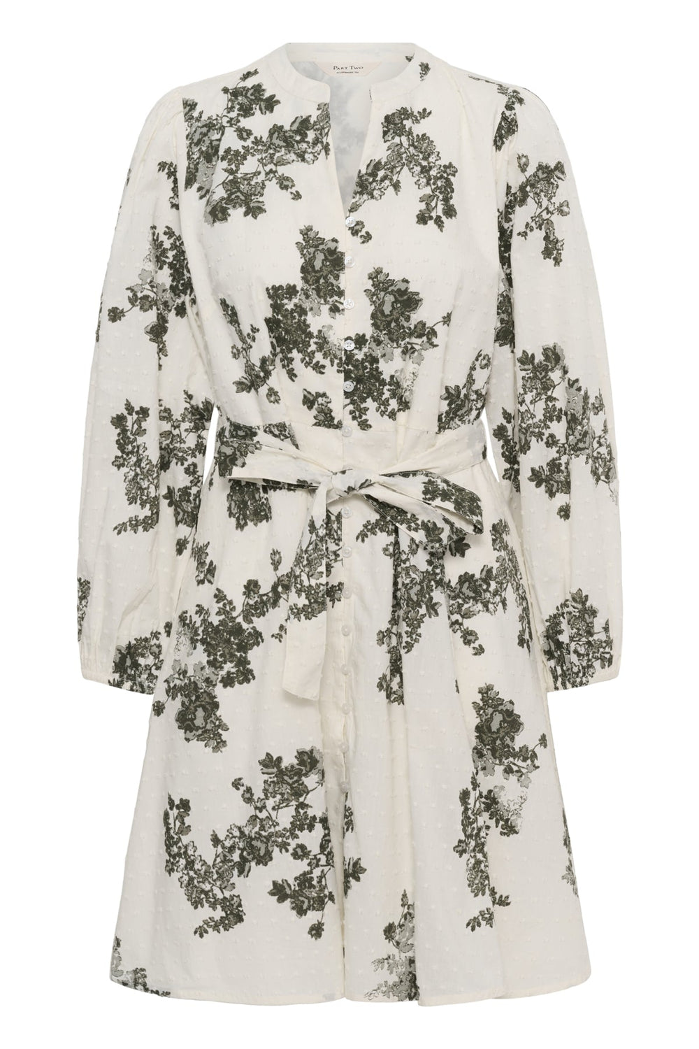 Avira Dress Smokey Olive Shadow Flower | Kjoler | Smuk