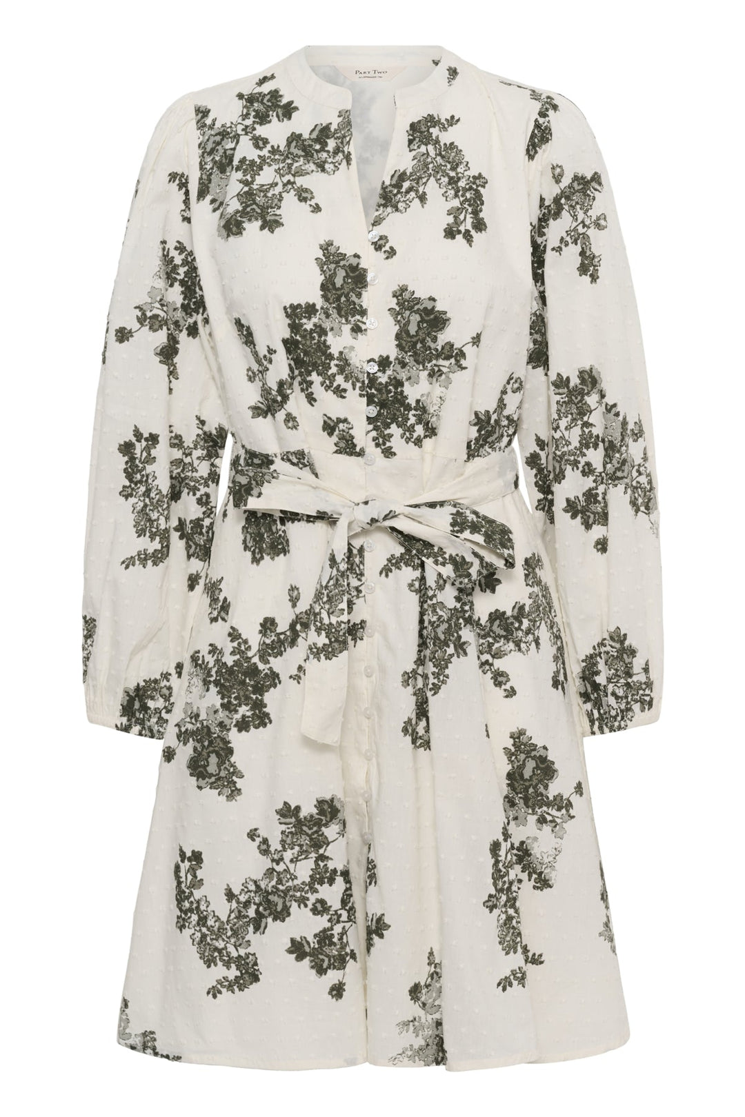 Avira Dress Smokey Olive Shadow Flower | Kjoler | Smuk