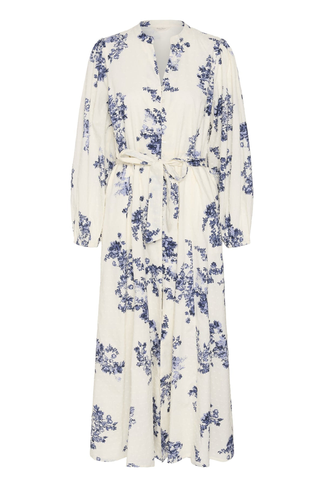 Avirana Dress Blue Shadow Flower Print | Kjoler | Smuk