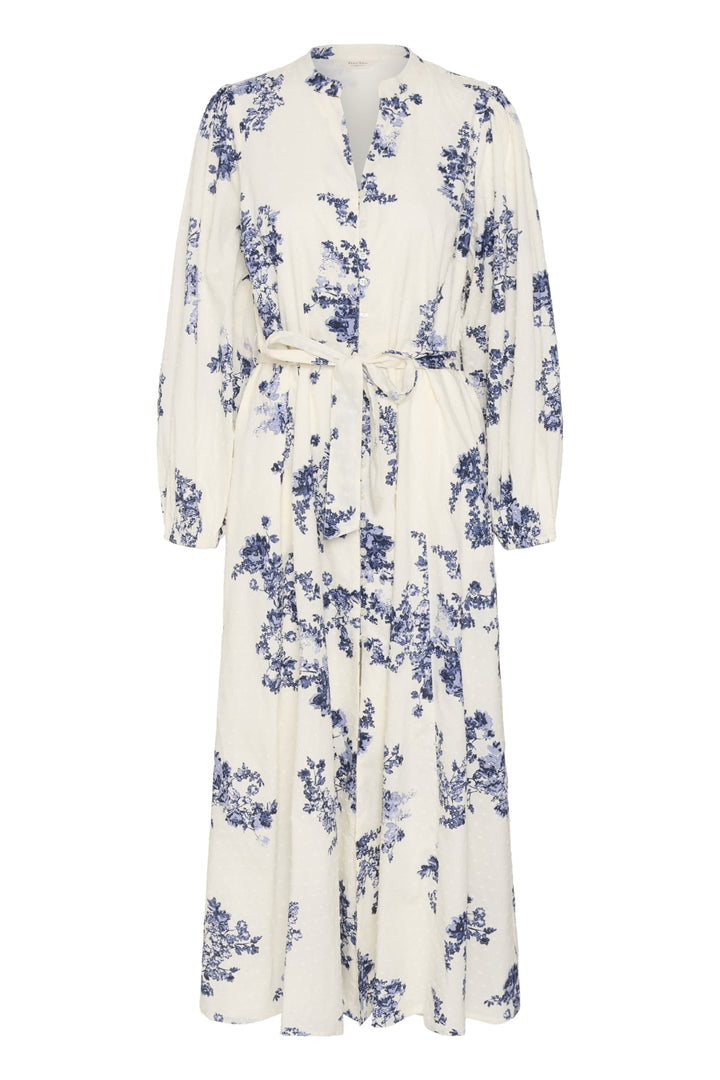 Avirana Dress Blue Shadow Flower Print | Kjoler | Smuk