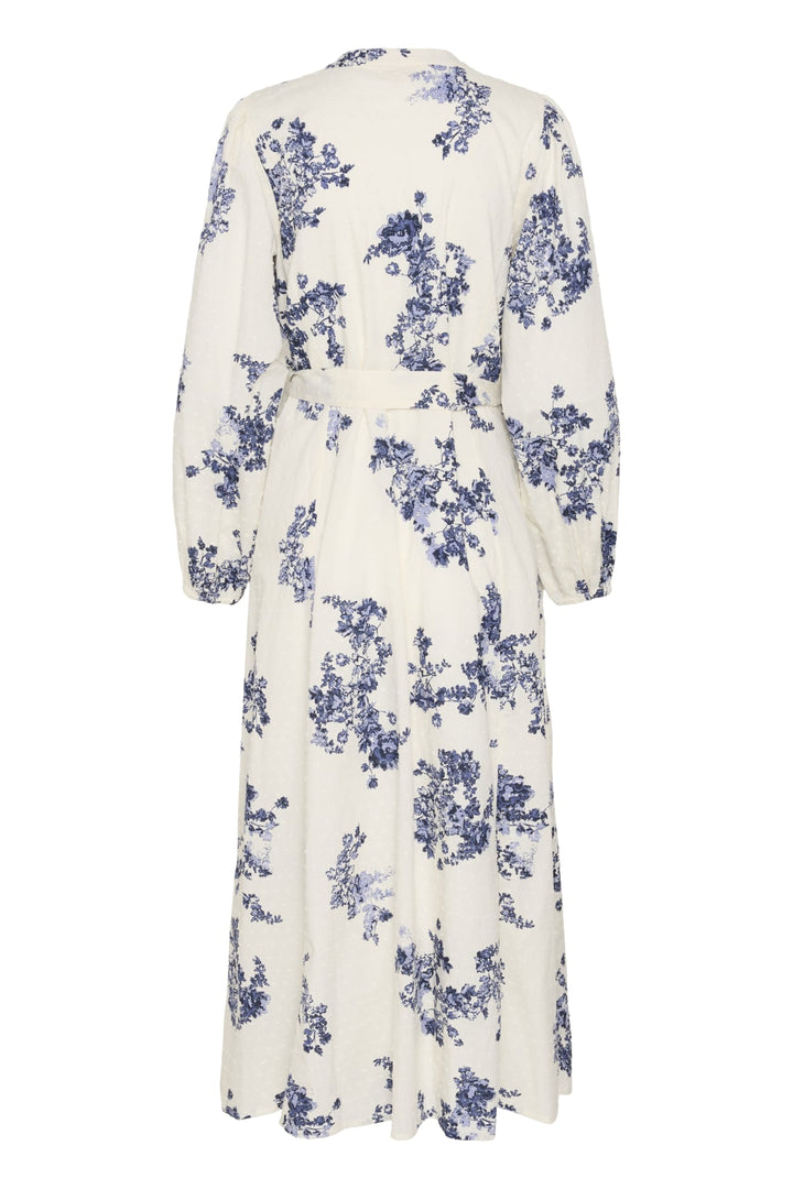 Avirana Dress Blue Shadow Flower Print | Kjoler | Smuk