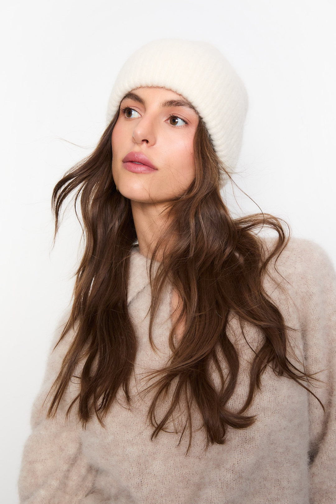 Ayla Beanie Cream | Accessories | Smuk - Dameklær på nett