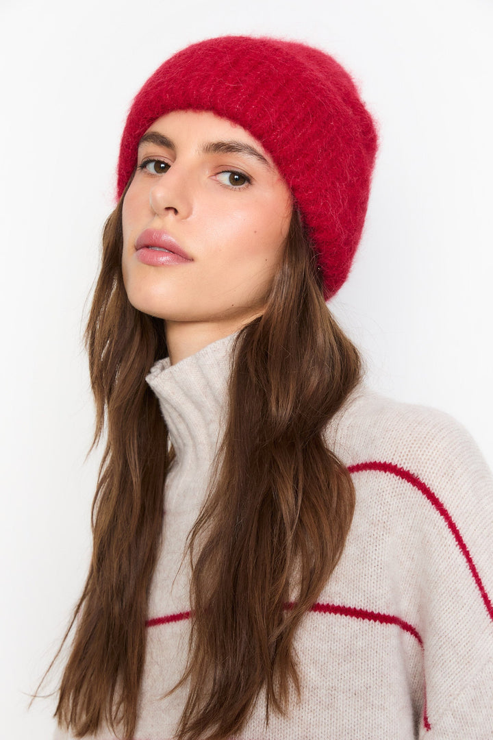 Ayla Beanie Red | Accessories | Smuk - Dameklær på nett