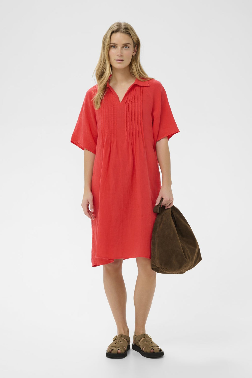 Ayla Dress Poppy Red | Kjoler | Smuk