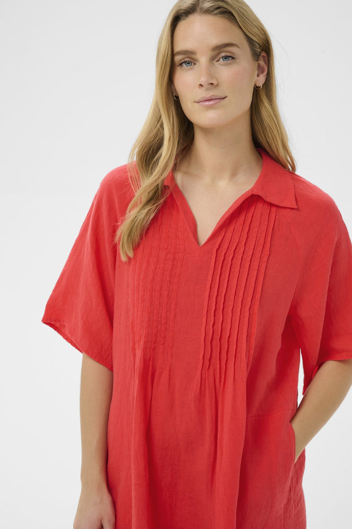 Ayla Dress Poppy Red | Kjoler | Smuk