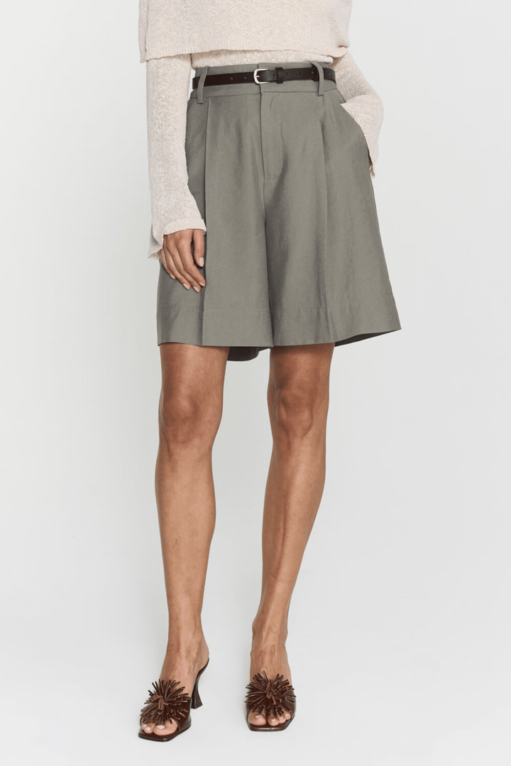 Ayla Shorts Khaki | Shorts | Smuk - Dameklær på nett