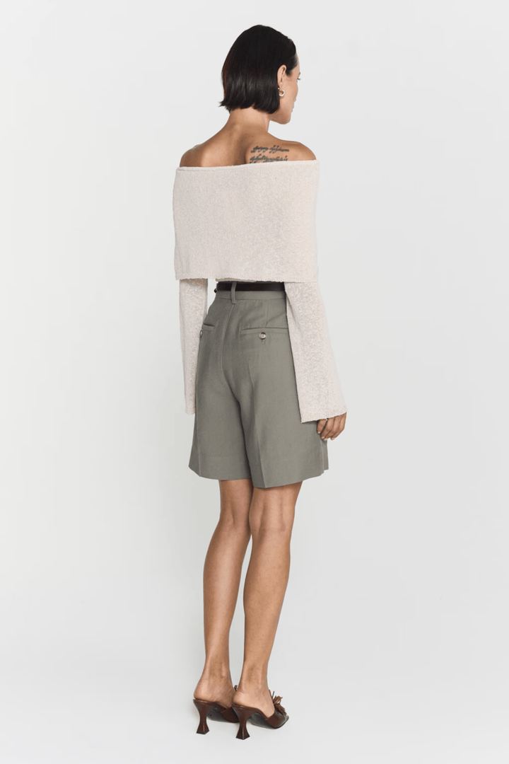Ayla Shorts Khaki | Shorts | Smuk - Dameklær på nett