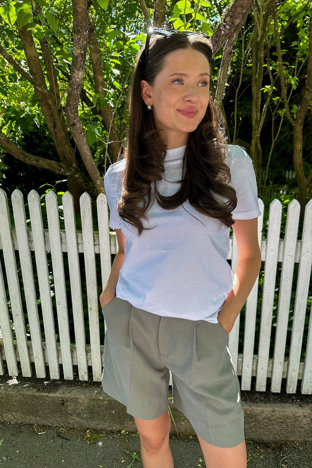 Ayla Shorts Khaki | Shorts | Smuk - Dameklær på nett
