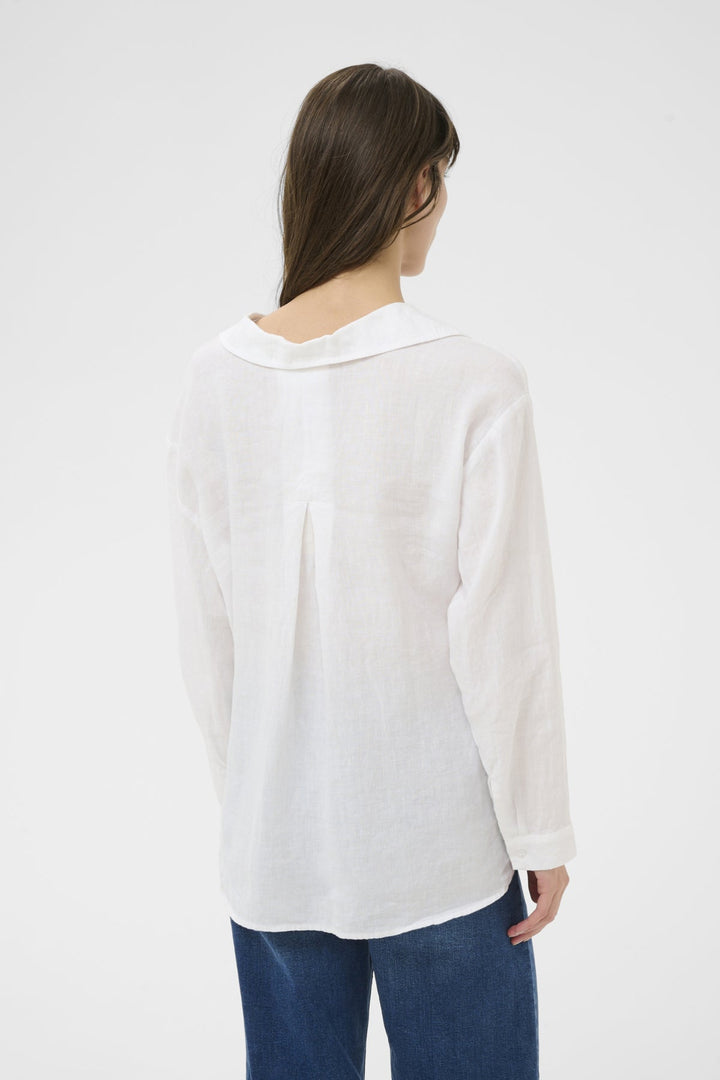 Ayo Shirt Bright White | Skjorter og bluser | Smuk