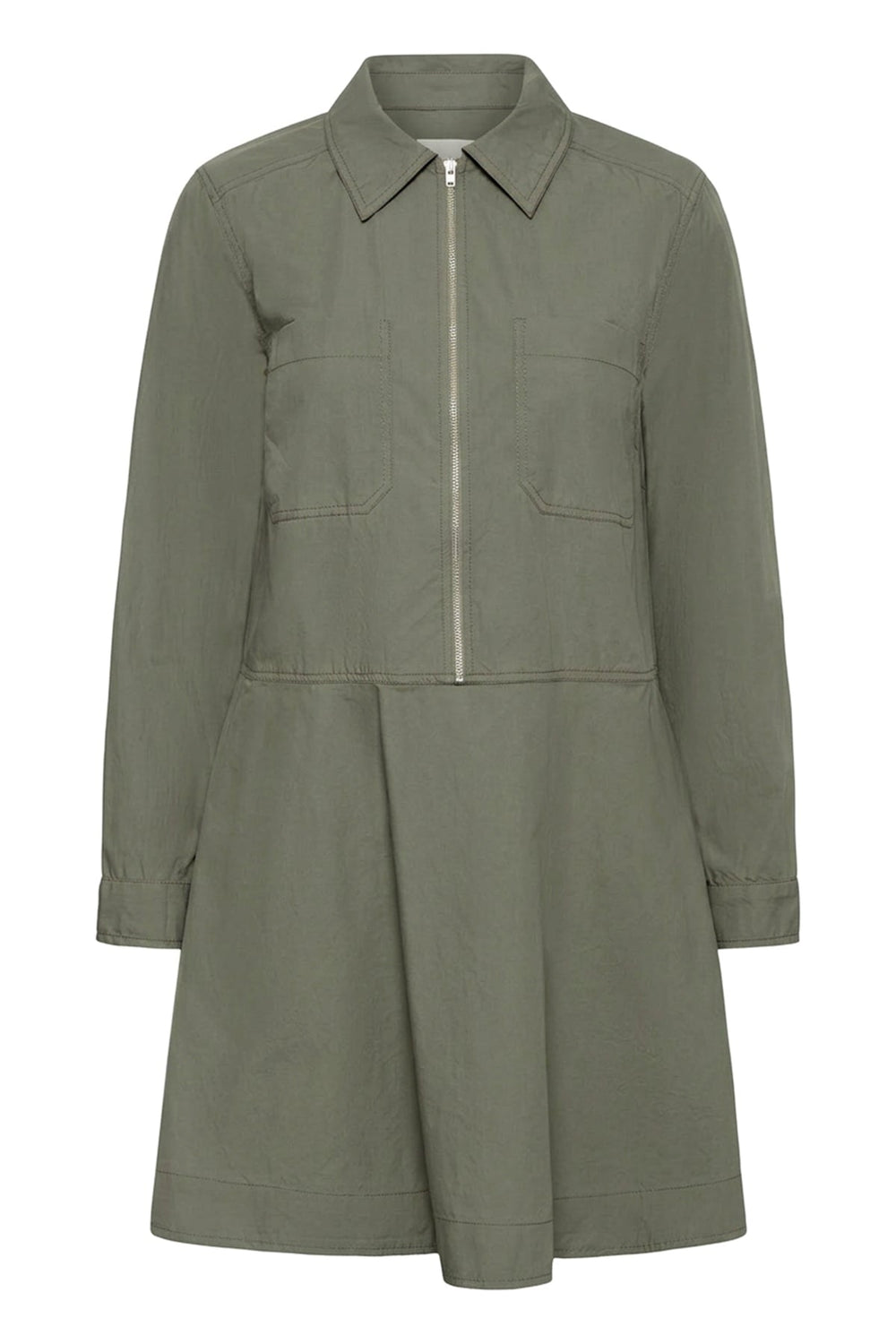 Ayse Dress Smokey Olive | Kjoler | Smuk