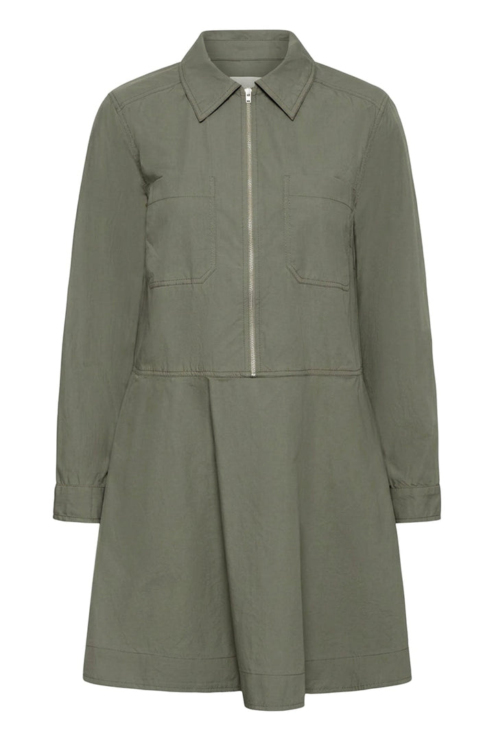Ayse Dress Smokey Olive | Kjoler | Smuk