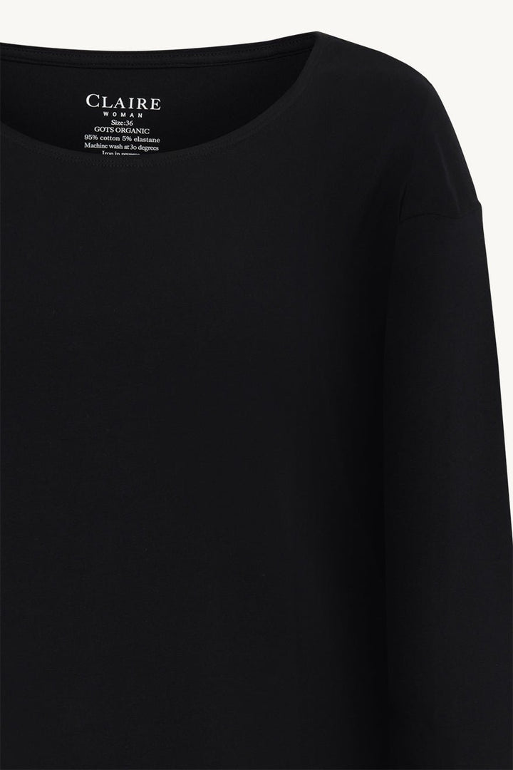 Azaria T-Shirt Black | Topper | Smuk - Dameklær på nett