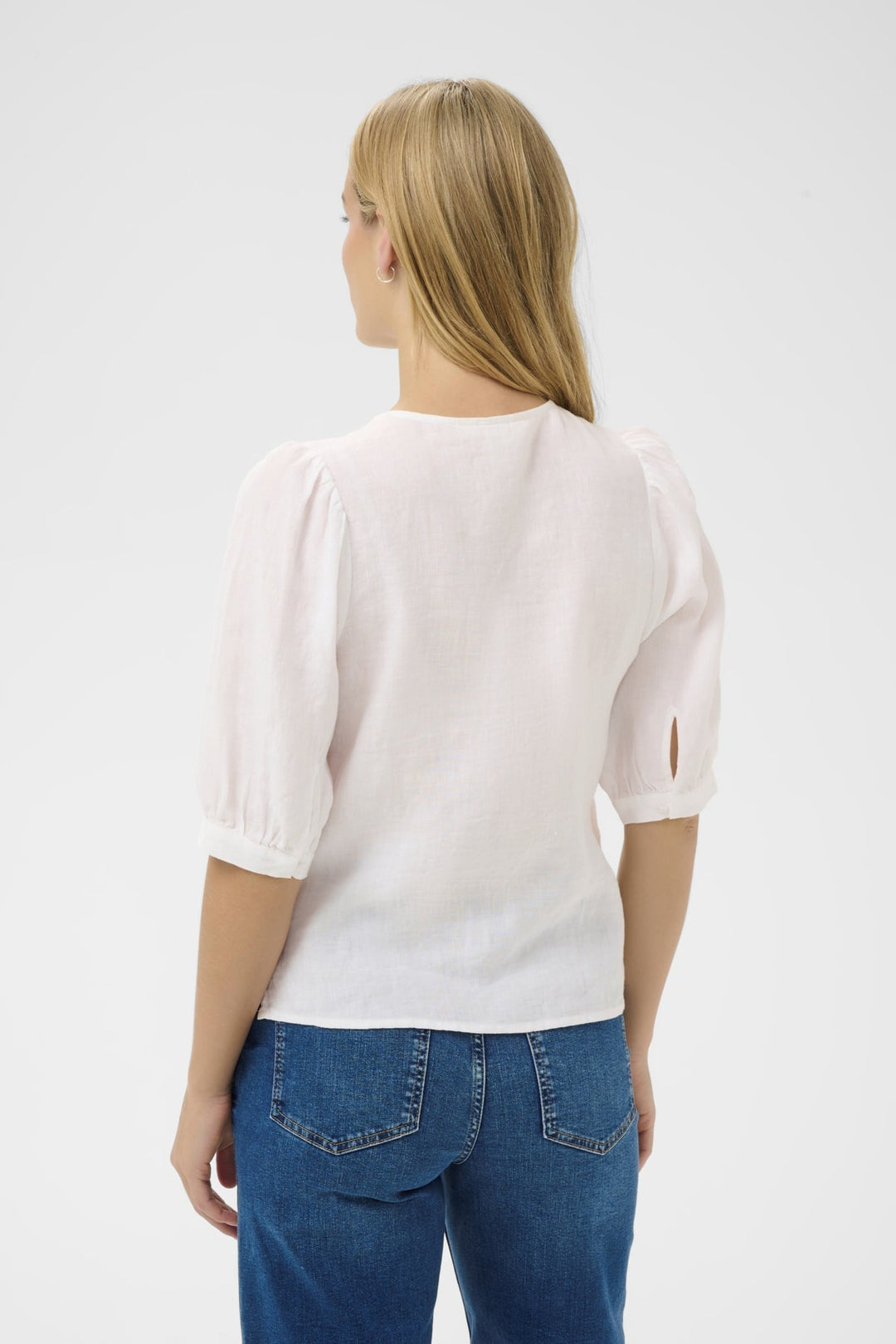 Azra Shirt Bright White | Skjorter og bluser | Smuk